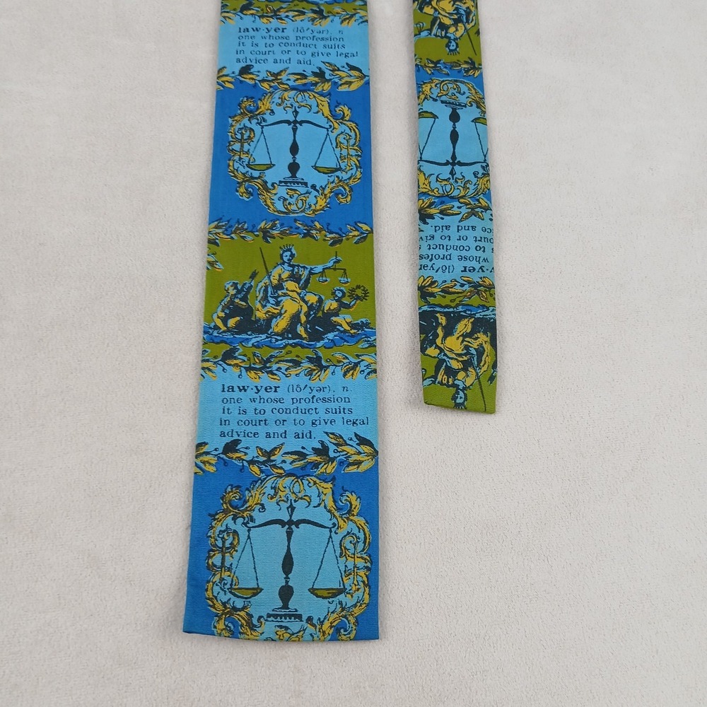 Rooster‎ 2.5x54 Mens Tie Squared End Law Attorney Law Coocktail Cotton